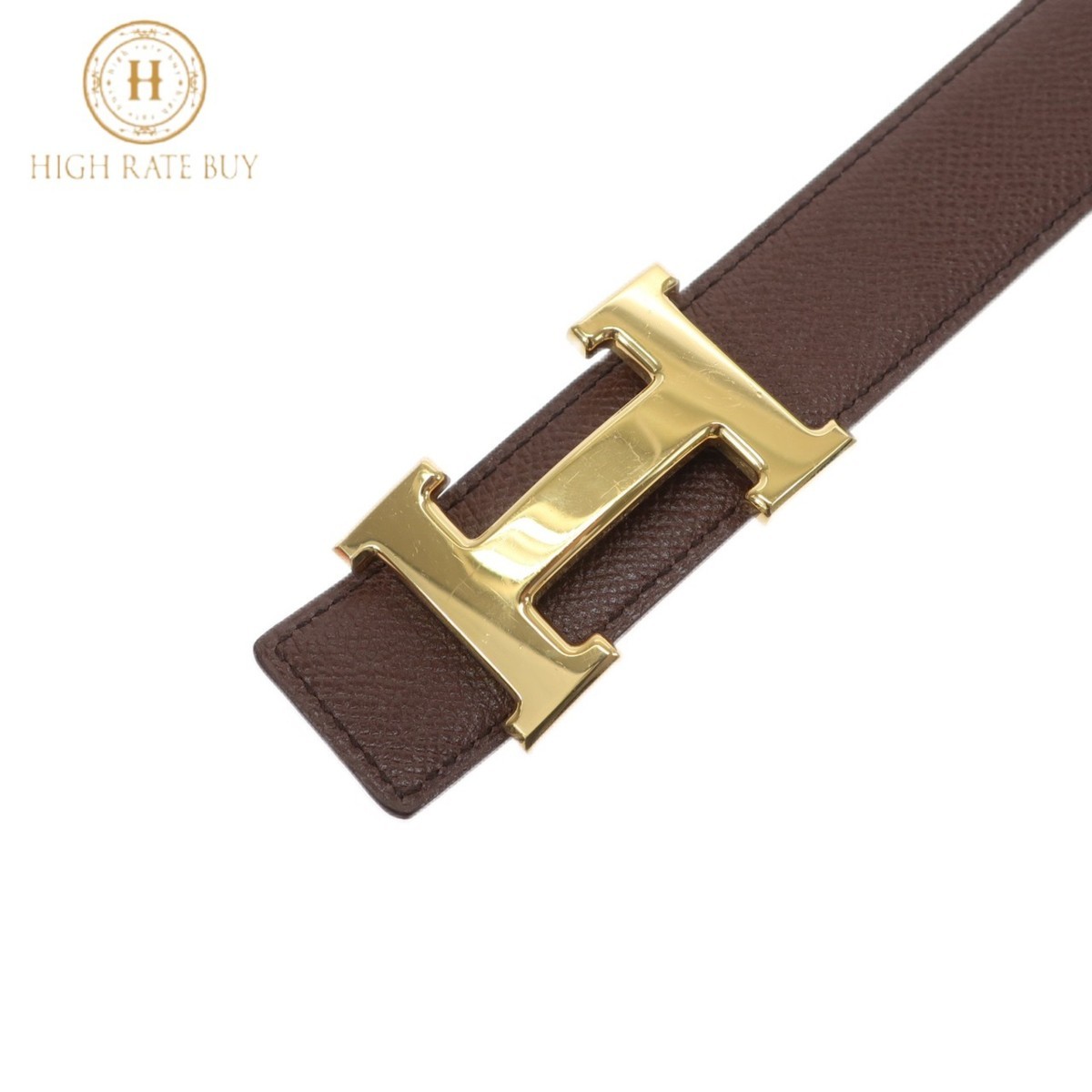 数量限定，正規品 1円スタート HERMES エルメス コンスタンス Hベルト B刻印 リバーシブル ブラウン レディース レザーベルト ゴールドロゴ金具(服飾小物)｜売買されたオークション情報、yahooの商品情報をアー 服飾小物