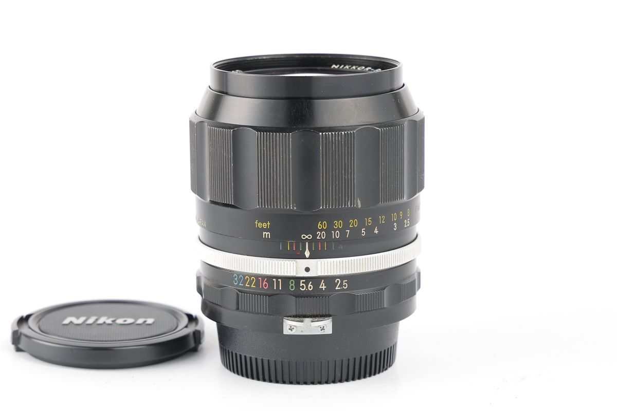 08076cmrk Nikon NIKKOR-P.C Auto 105mm F2.5 非Ai 単焦点 中望遠レンズ Fマウント Nikon NIKKOR Lens Photo Panoramic F&frasl;4E