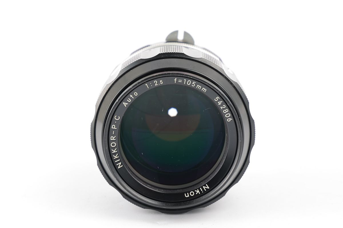 08076cmrk Nikon NIKKOR-P.C Auto 105mm F2.5 非Ai 単焦点 中望遠レンズ Fマウント Nikon NIKKOR Lens Photo Panoramic F&frasl;4E
