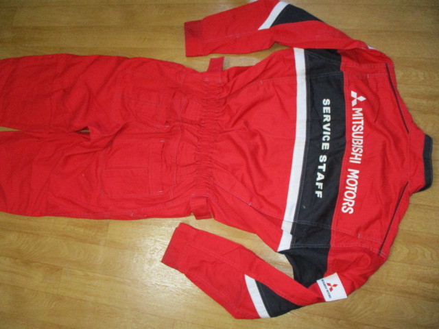 三菱ラリーアート サイズL レーシングスーツ風作業ツナギ 美中古 WRC