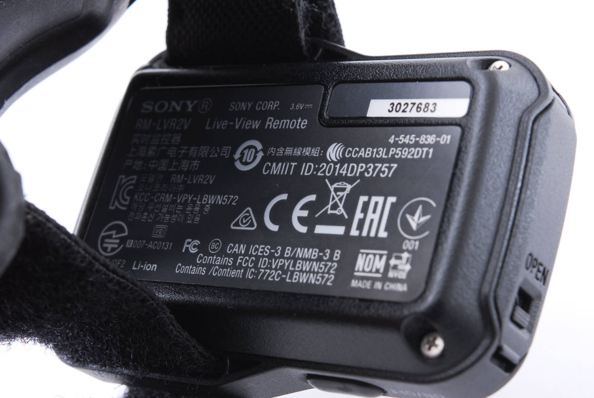 ★実用品★ SONY ソニー ライブビューリモコン RM-LVR2V アクションカム #5604 : SONY RM-LVR2 マルチ Yahoo rm－lvr2の通販