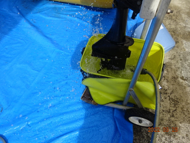 ボート、RYOBI.FRP製スズキ2馬力