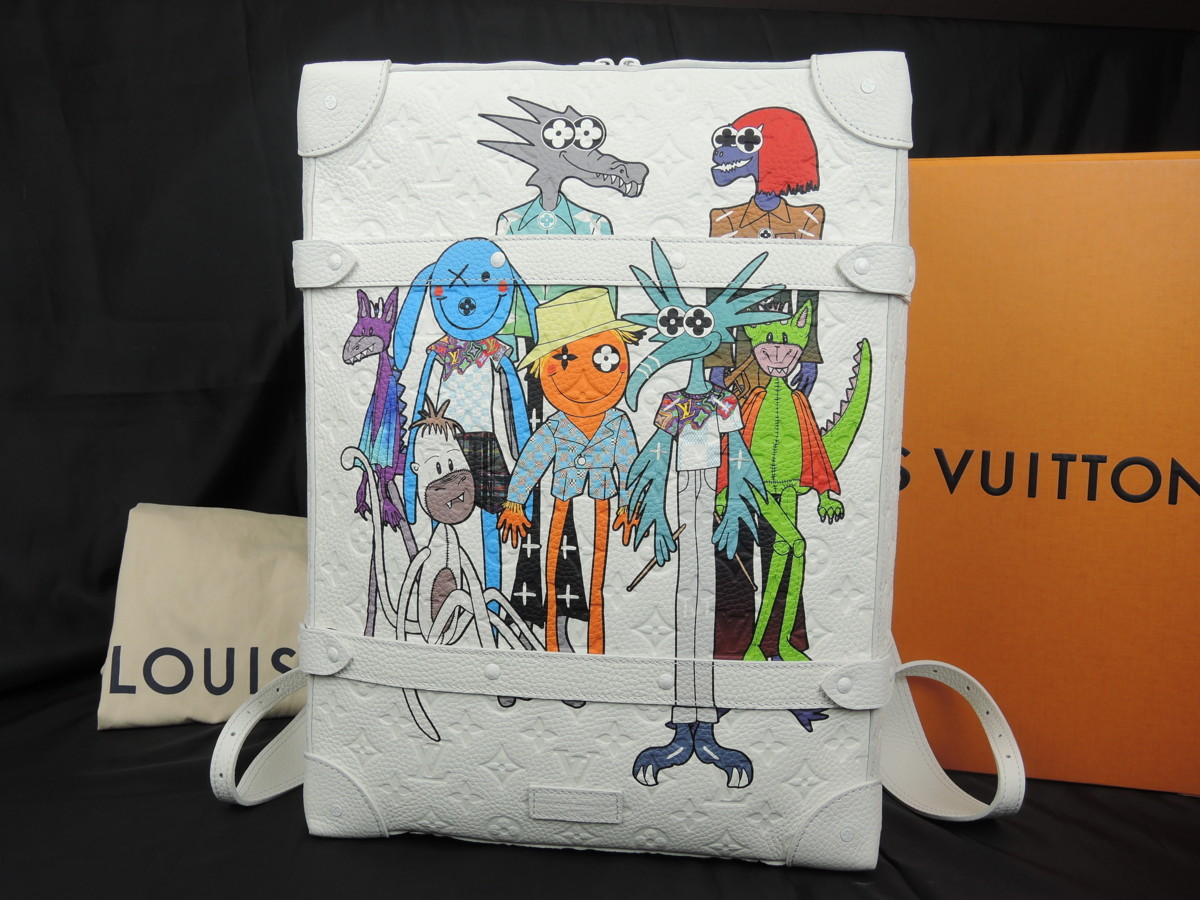 未使用 ルイヴィトン モノグラム トリヨン LVフレンズ ソフトトランク