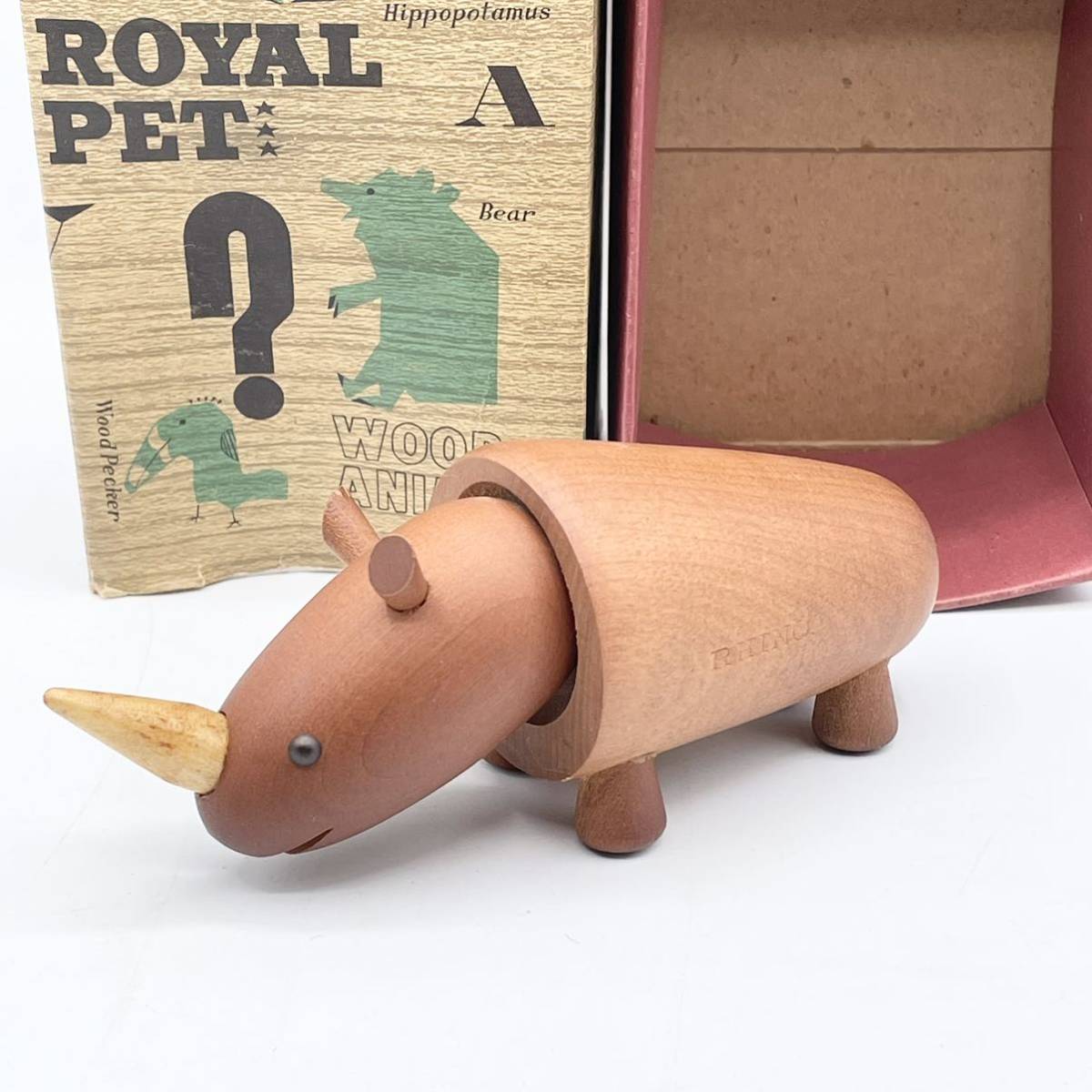 千趣会 ロイヤルペット ウッドアニマル 全20体セット！昭和レトロ