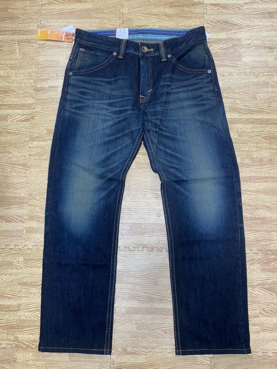 EDWIN EXCLUSIVE VINTAGE exclusive - edwin EDWINエドウィン ルーズストレートデニムパンツ Vintage Exclusive 日本製 メルカリ ヴィンテージ加工 ウエスタンジップ XV W30