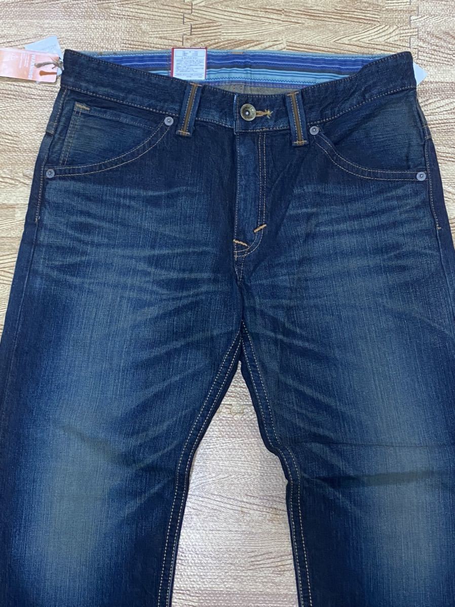 EDWIN EXCLUSIVE VINTAGE exclusive - edwin EDWINエドウィン ルーズストレートデニムパンツ Vintage Exclusive 日本製 メルカリ ヴィンテージ加工 ウエスタンジップ XV W30