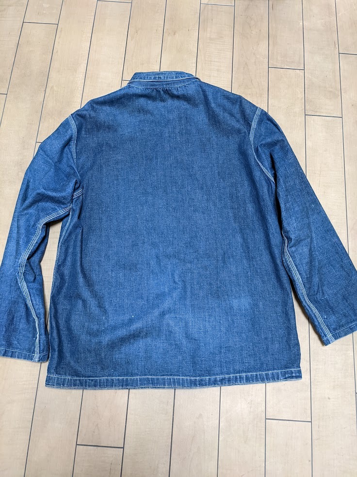 40s or 50s VINTAGE 大戦モデル 月桂樹ドーナツ5ボタン 2ポケ デニム