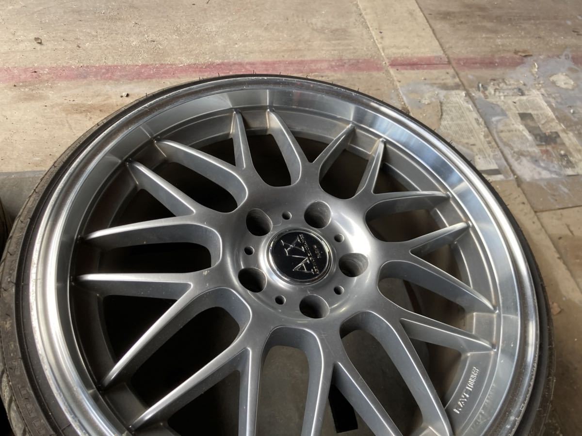 18インチ RAYS レイズ A/X arthur exchange メッシュ タイヤ&ホイール  