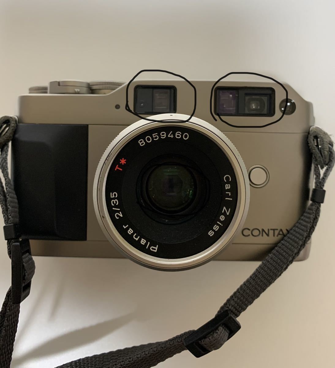 ジャンク品【CONTAX コンタックス G1 フィルムカメラ】KYOCERA JAPAN