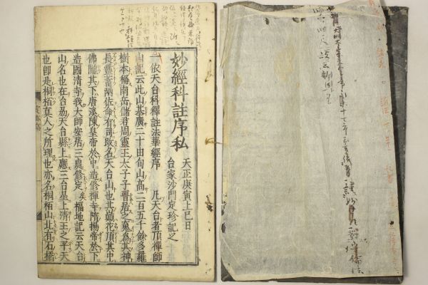 科註妙法蓮華経鈔」定珍 18冊｜仏教書 仏書 経典 漢籍 漢文 中国 江戸