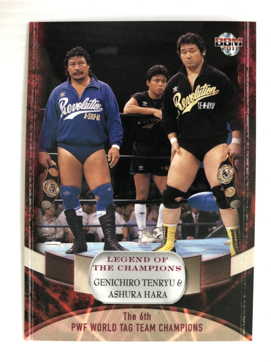 BBM 2011 プロレス チャンピオン伝説 48 天龍源一郎 ＆ 阿修羅原
