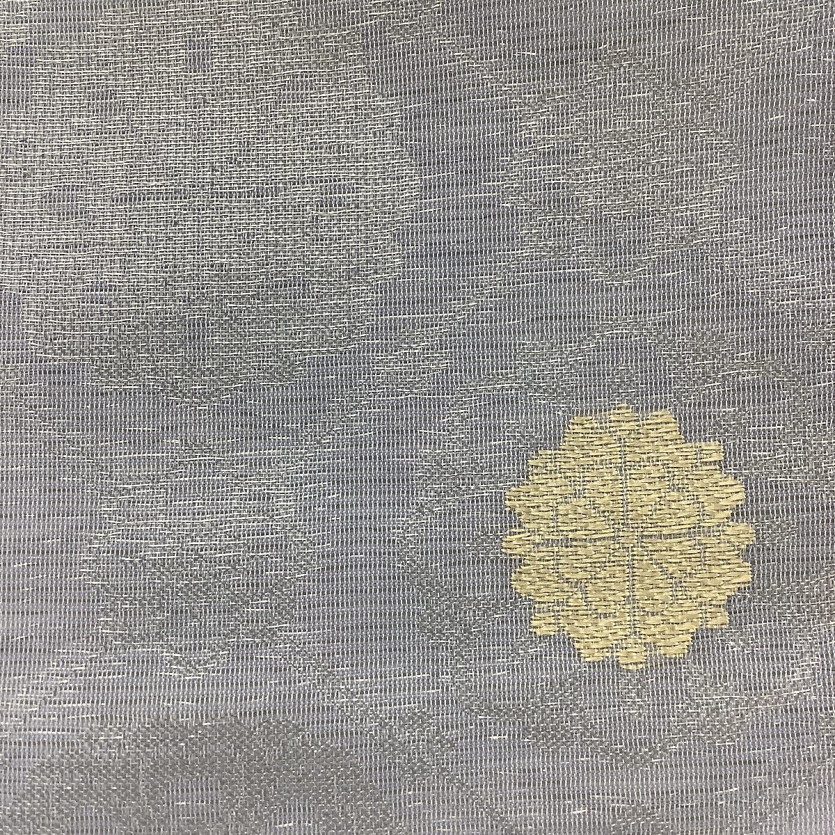 お仕立済み西陣織夏名古屋帯（花唐草：黒） 正絹名古屋帯 きもの都粋