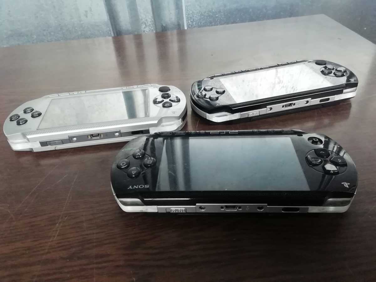 SONY PSP 本体 プレイステーションポータブル PSP-3000 PSP1000 PSP3台セット ジャンク品 ジャンクSONY PSP2000 PSP3000 3台セットPSP-3000 0 動作未確認 ジャンク ジャンクなPSP3000三台！動作確認＆修理！