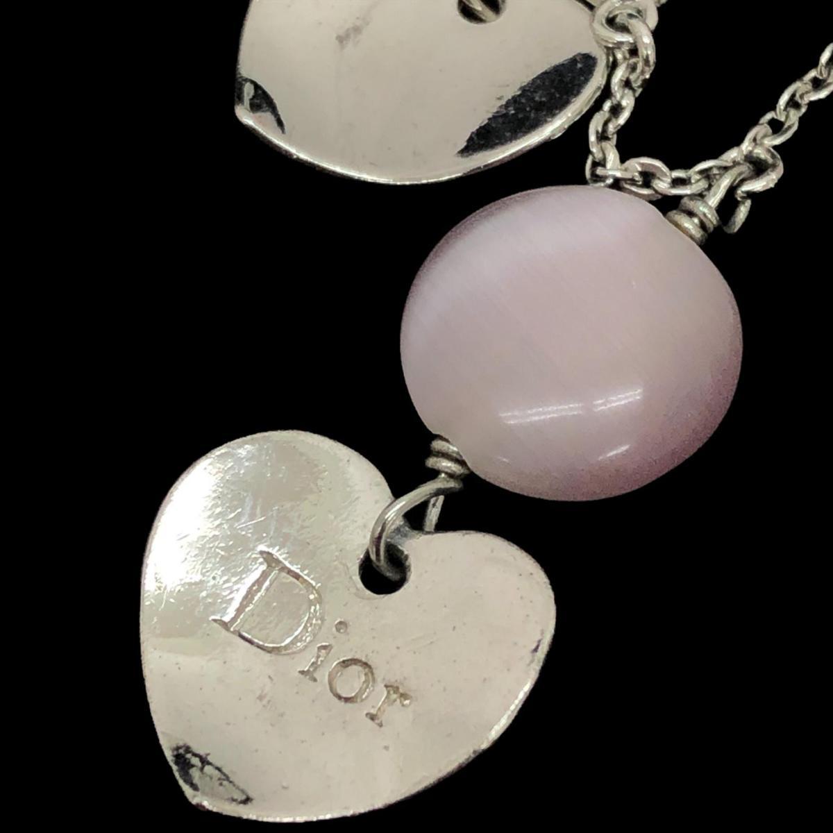 1円 Dior ディオール ブレスレット ハートモチーフ付 ハートモチーフ