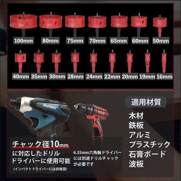 16点 バイメタルホールソー 16 100mm ホルソー ホールソーセット 木工 穴開け 電動工具 インパクト 刃 電動ドリル 配管 穴あけ セット B 電動工具セット 売買されたオークション情報 Yahooの商品情報をアーカイブ公開 オークファン Aucfan Com 16点 バイメタルホールソー 16 100mm ホルソー ホールソーセット 木工 穴開け 電動工具 インパクト 刃 電動ドリル 配管 穴あけ セット B 電動工具セット 売買されたオークション情報 Yahooの商品情報をアーカイブ公開 オークファン Aucfan Com