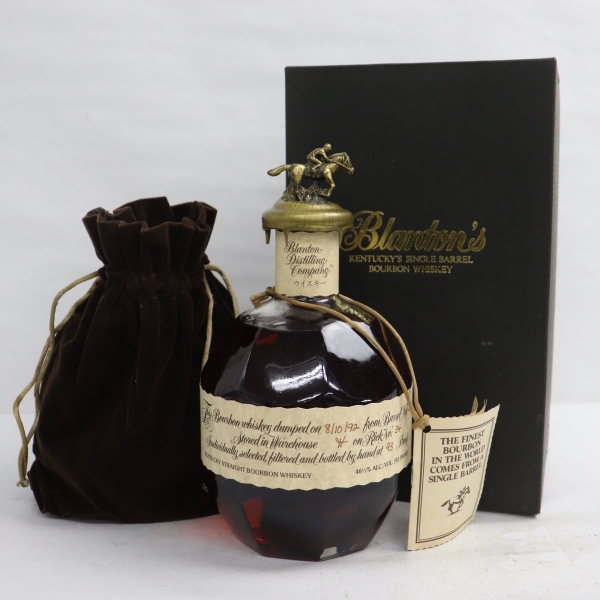 【未開栓】ブラントン 92年ボトル バーボン 750ml 46.5% シングルバレル ブラントン 750ml 0 バーボン 1992年Blanton's 未開栓