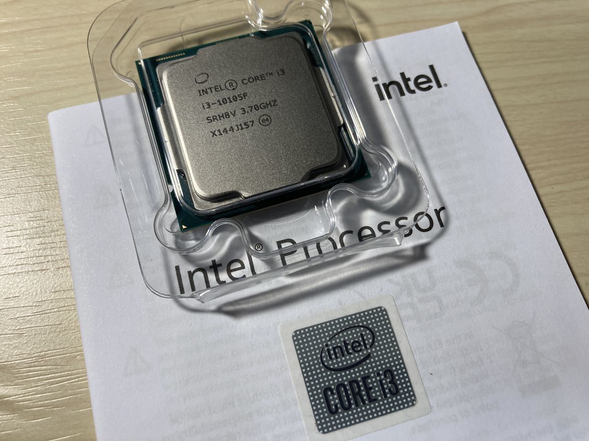 Intel Core i3 10105F BOX ☆ 中古 Intel Core i3-10105F INTEL 3.7GHz 0