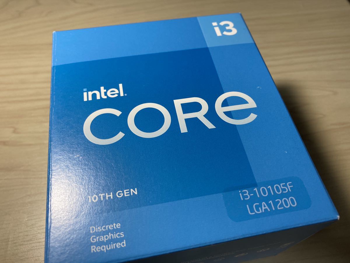 Intel Core i3 10105F BOX ☆ 中古 Intel Core i3-10105F INTEL 3.7GHz 0