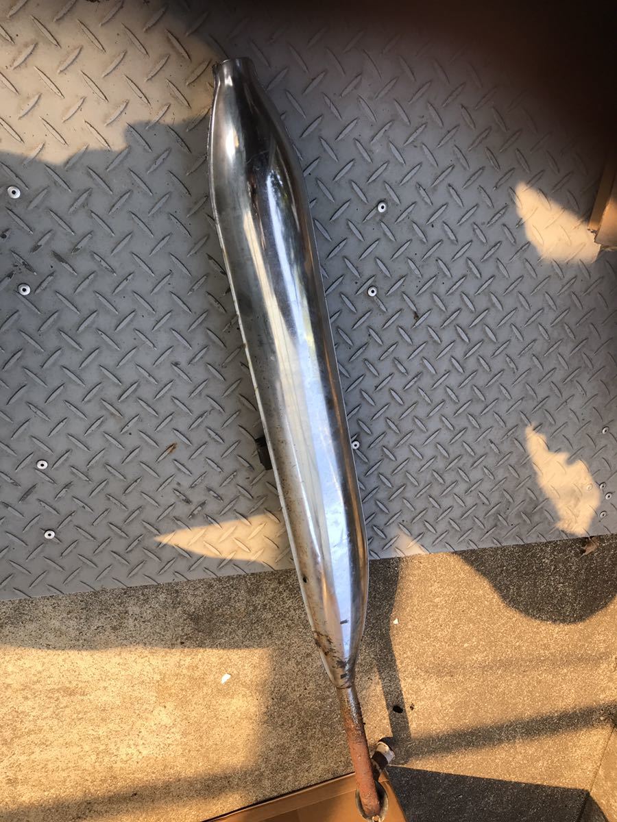 【希少新品未使用品】行灯カブ　純正マフラー　当時物　スーパーカブ　C50 ホンダ カブ 純正マフラー C50 行灯 スーパーカブ マフラー ホンダ