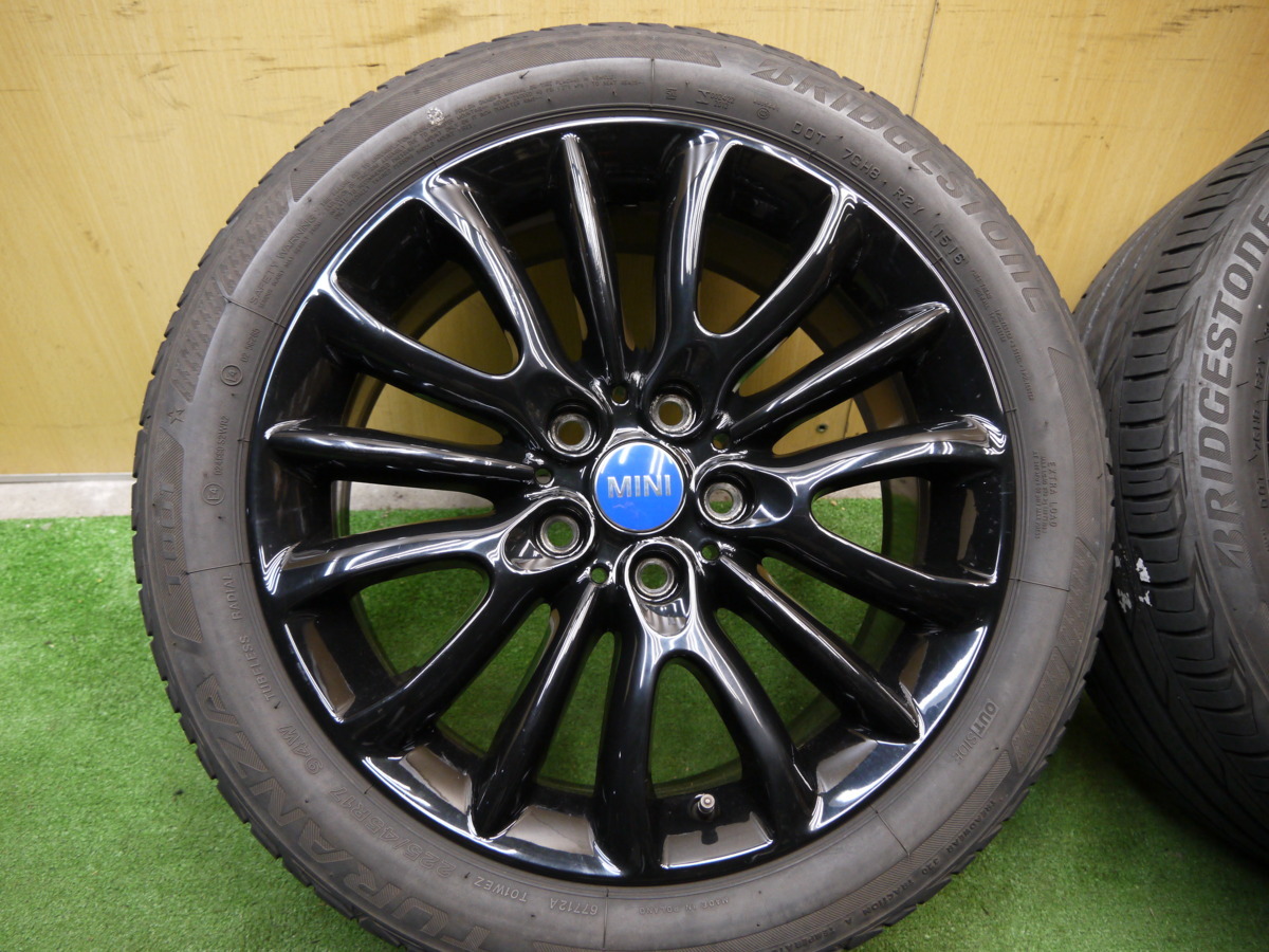 バリ溝！8.5分☆BMW MINI ミニ クラブマン 純正 225/45R17 