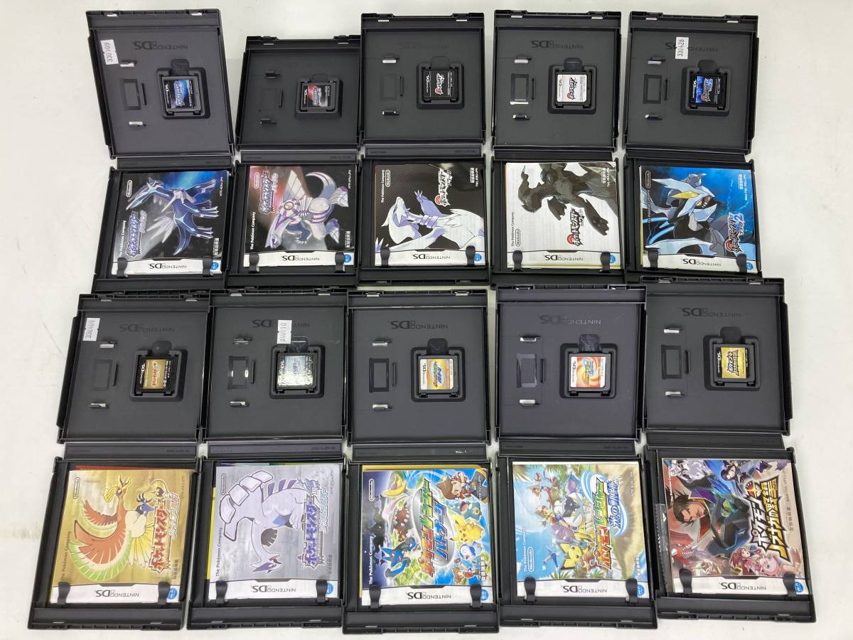 ニンテンドー3ds・ポケモンdsソフトセット 02079】[1円～]ニンテンドー DS & 3DS ソフト ポケモンシリーズ まとめ