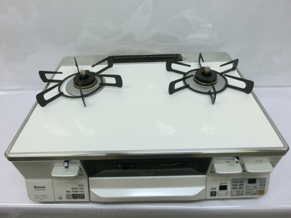 リンナイ ガステーブル RTS65AWK3RG-WL ラクシエ ♪リンナイ LPガス 
