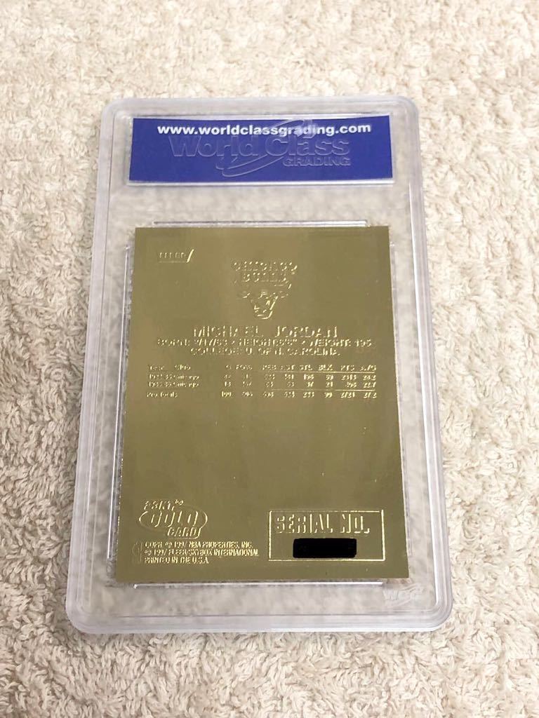 マイケルジョーダン Michael Jordan 1998 Fleer 23KT Gold 1986 Rookie