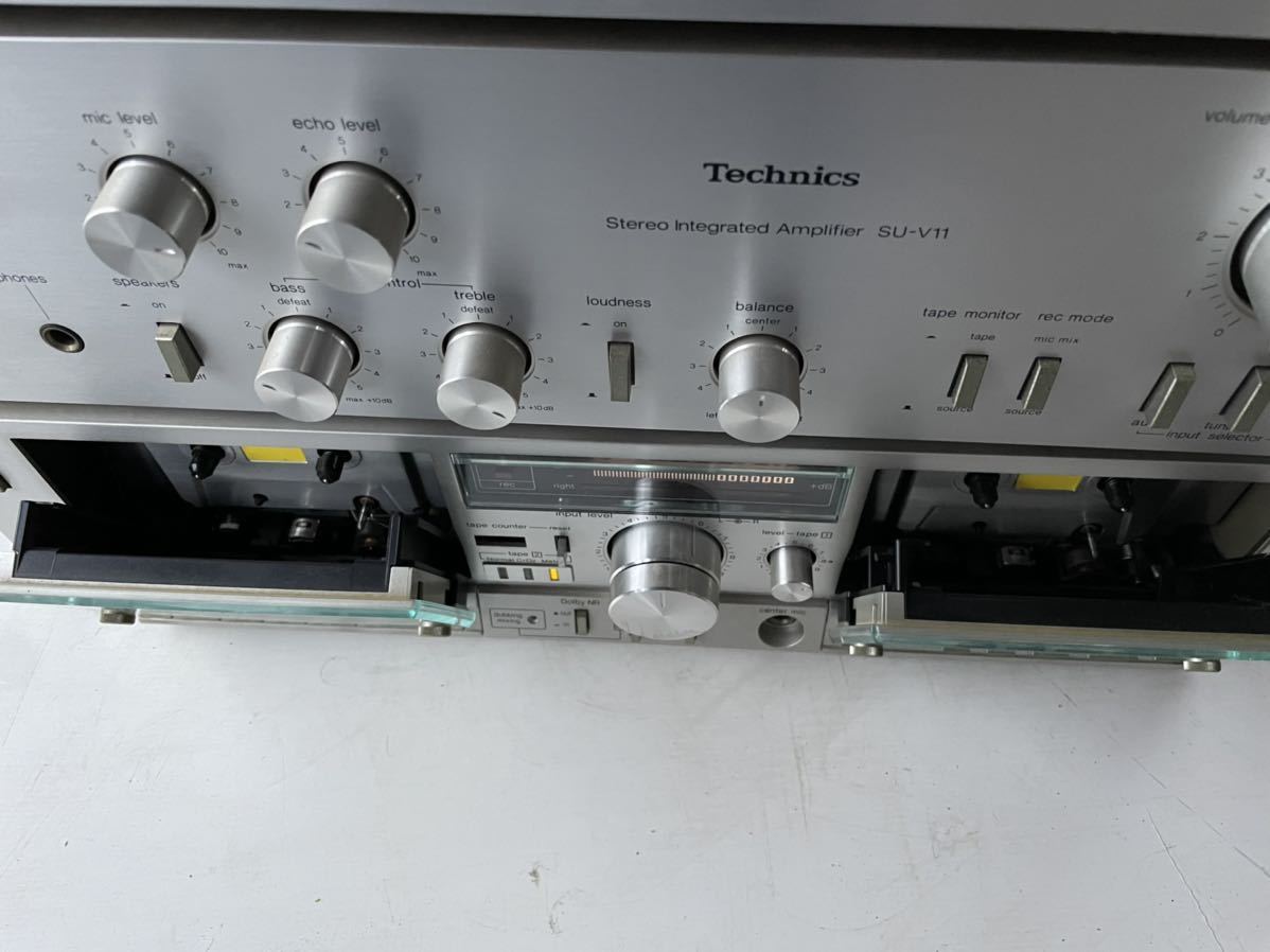 Technics SU-V11 プリメインアンプ /RS-M202 カセットデッキ /ST-S11
