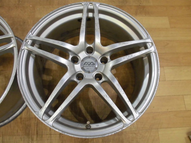 ヨコハマ AVS モデル5 日本製 ホイール 2本 5H-114.3 18インチ 8J+30 