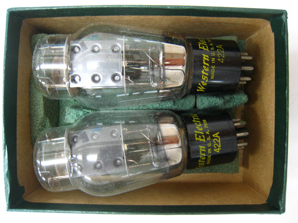 Electric Western 真空管 422A - 2本ペア NOS ウェスタン