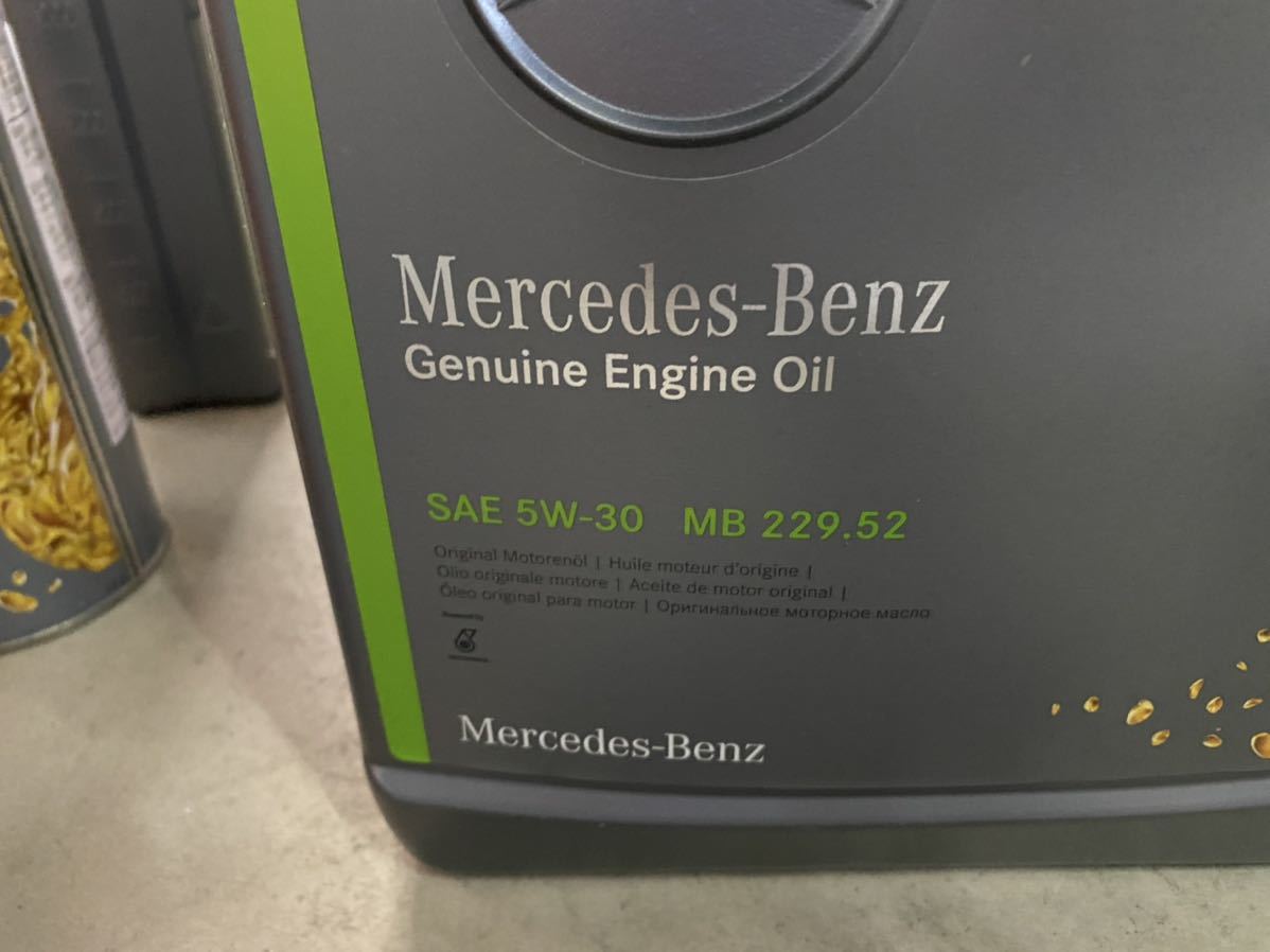 ◇メルセデス純正ディーゼル用エンジンオイル SAE 5W-30 MB229.52 9