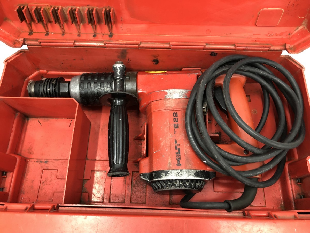 セール，定番人気 品 HILTI ハンマードリル TE22 IT5ESEVNSSXC(本体)｜売買されたオークション情報、yahooの商品情報をアーカイブ公開 - オークファン ドリルドライバー