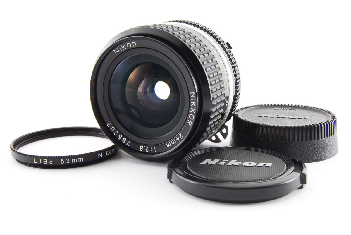美品】ニコン Nikon Ai-s Nikkor 24mm f/2.8 広角 単焦点レンズ 試写