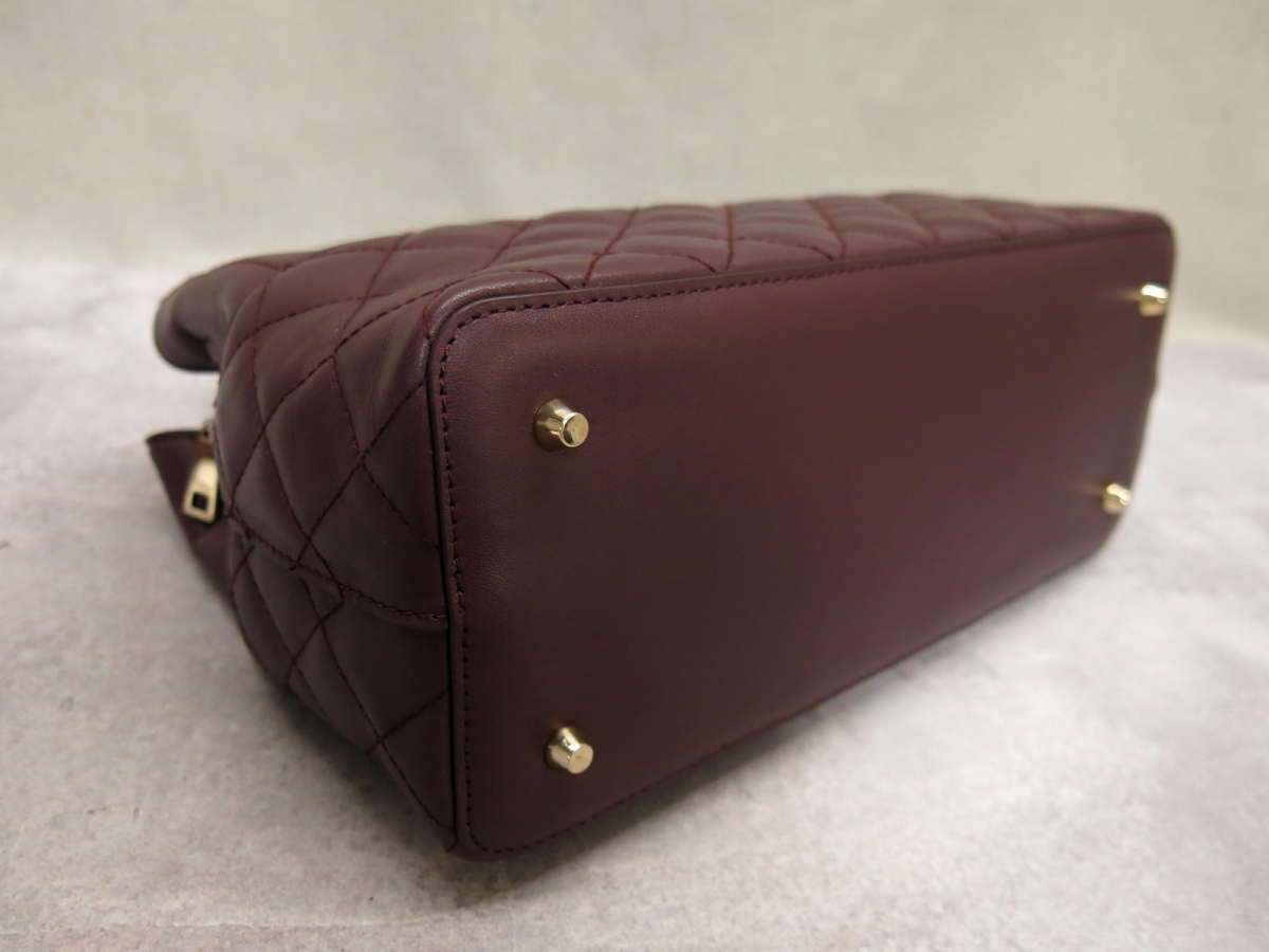 ○未使用○FURLA フルラ○TESSA テッサ○キルティング レザー 本革 