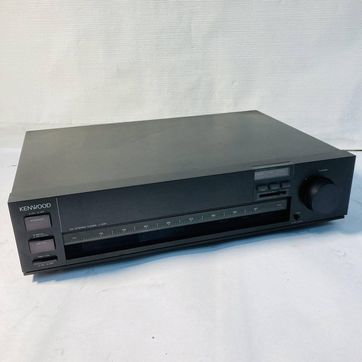 KENWOOD FM専用ステレオチューナー L-03T ケンウッド 北E2 KENWOOD