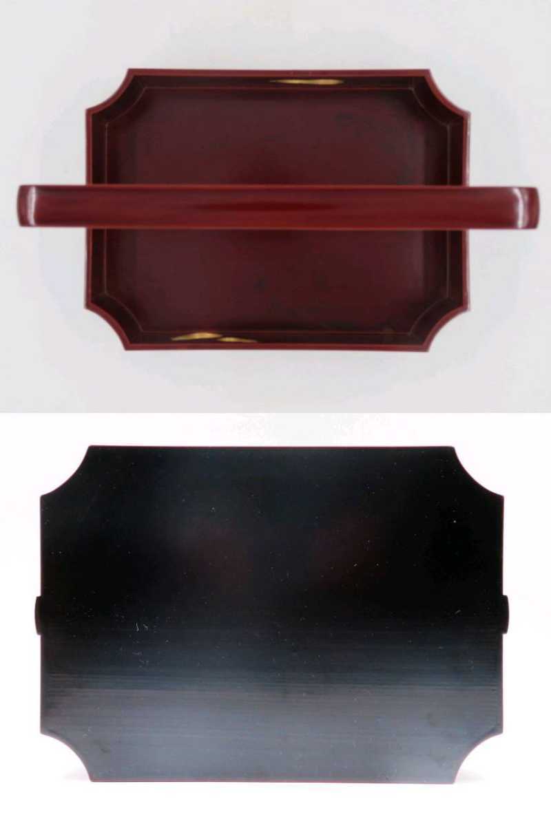 茶道具＞ 遠州流 【漆匠 岡田表寛 作】 『蓬雪(小堀遠州)好 溜塗 瓢透  