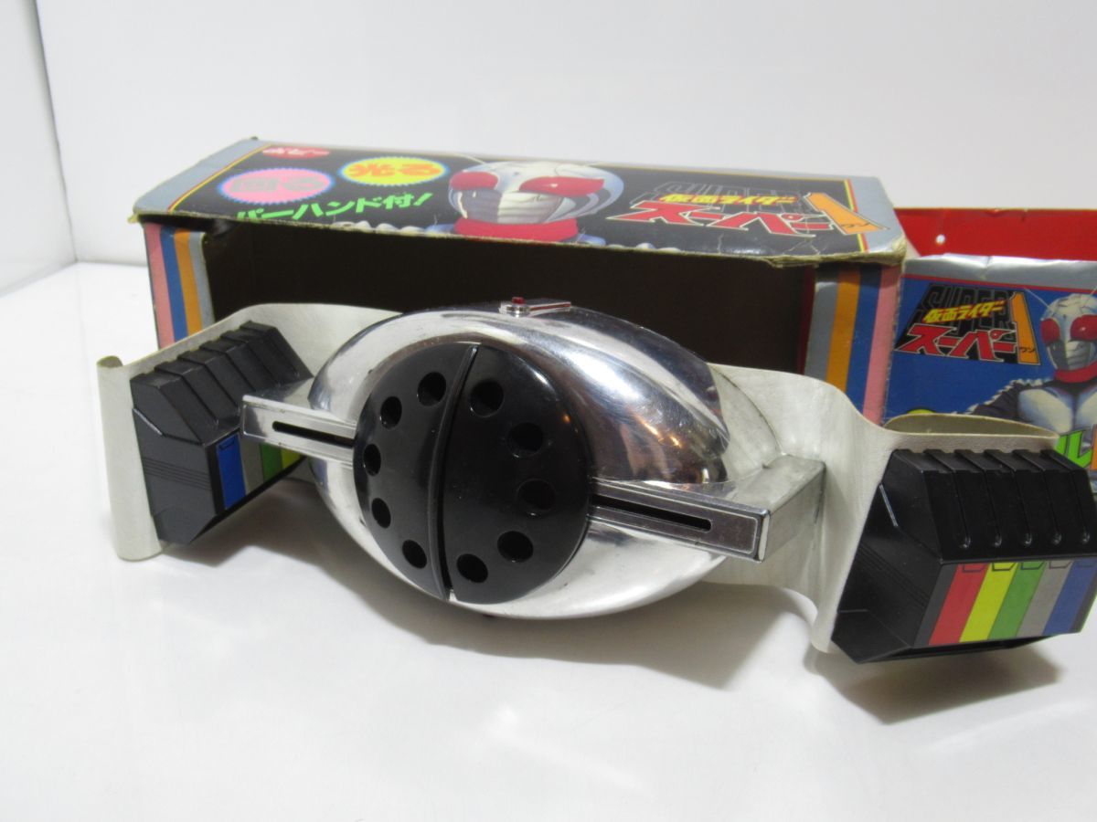ミッキー様　仮面ライダースーパー1　電動変身ベルト　ポピー ポピー 光る回る！仮面ライダースーパー1変身ベルト