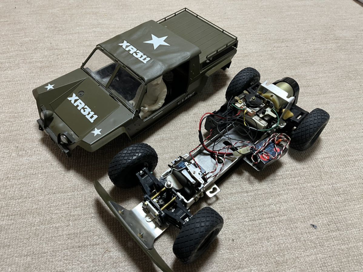 ホビーラジコン 絶版!!タミヤ 1/12 XR311コンバットバギー!未走行品!品