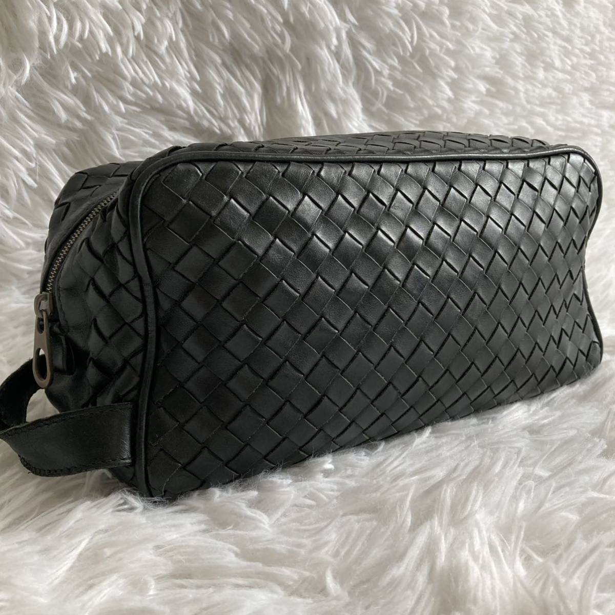 【限定セール，最新作】 1円〜 紳士の嗜み BOTTEGA VENETA ボッテガヴェネタ イントレチャート セカンドバッグ クラッチバッグ バッグ ブラック 黒 メンズ(かばん、バッグ)｜売買されたオークション情報、yahooの商品情 男性用