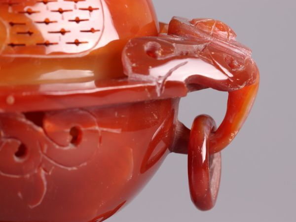 中国古玩 唐物 瑠璃 香炉 時代物 極上品 初だし品 C1261 中国古玩 唐物