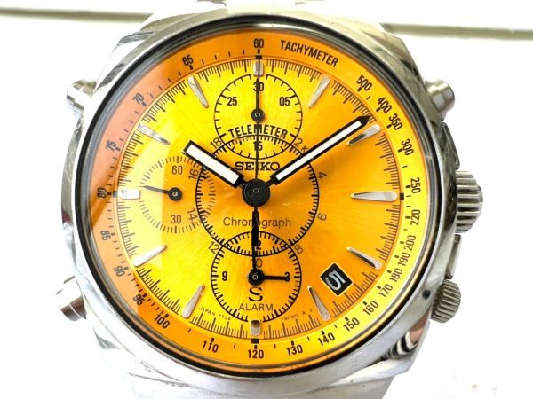 SEIKO クロノグラフ sus 7T32-9000 ジャンク SEIKO クロノグラフ 7T32
