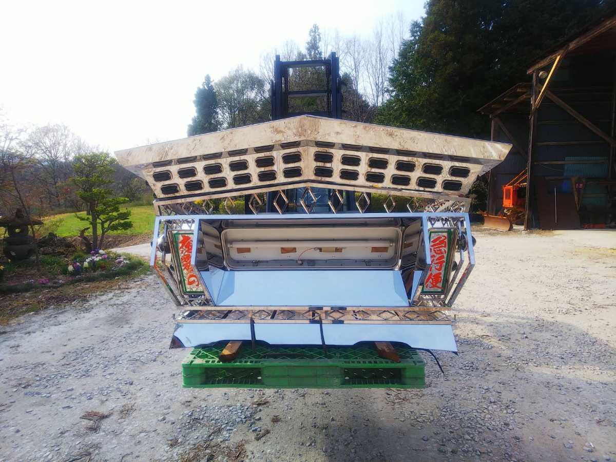 岡山県より! シートデッキ 鳥かご デコトラ アートトラック レトロ 