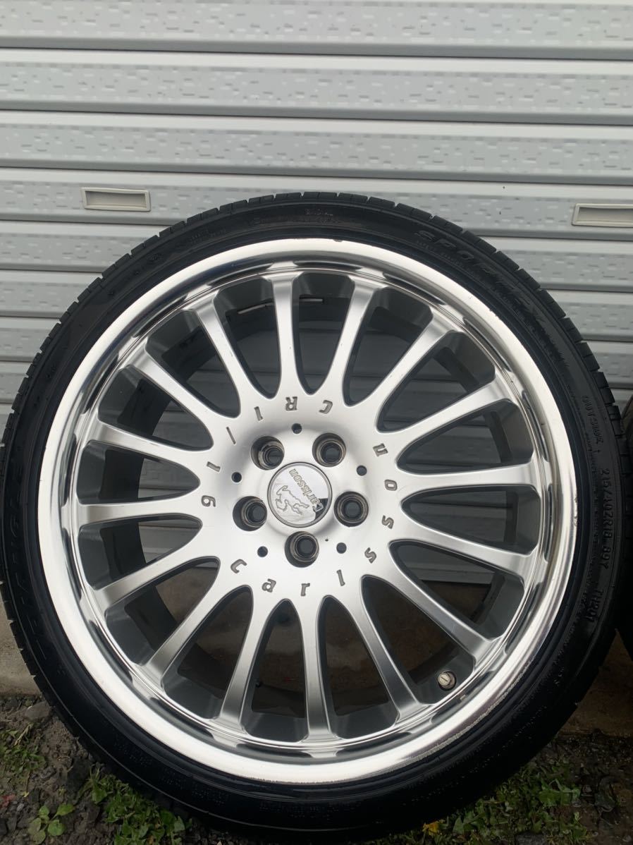 carlsson カールソン CR1/16 18インチ PCD100 5穴 20年製タイヤ付 