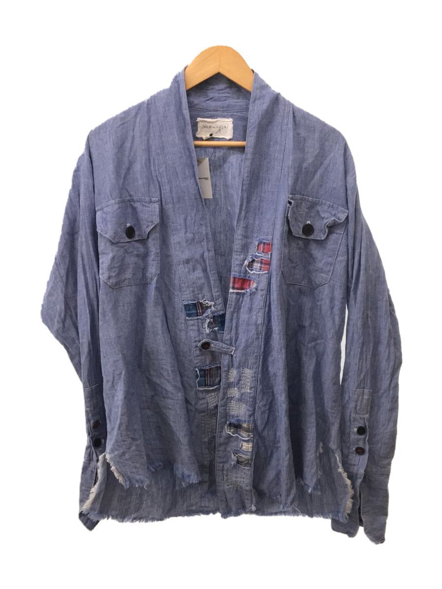  GREG LAUREN 長袖シャツ/2/コットン/CHAMBRAY KIMONO STUDIO(Mサイズ)｜売買されたオークション情報、yahooの商品情報をアーカイブ公開 - オークファン 長袖シャツ一般