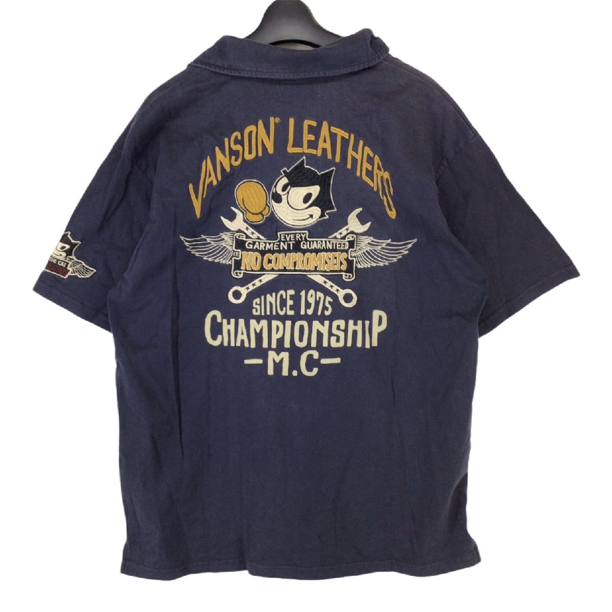 □VANSON× FELIX THE CAT(バンソン×フィリックス・ザ・キャット) 半袖 