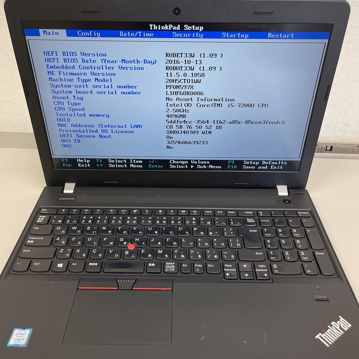 Lenovo E570 ThinkPad Core - 15.6 Intel SSD Review Gen 8GB, GB i5