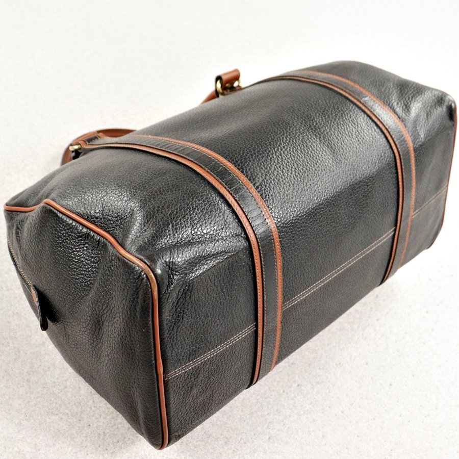 美品 イタリア製 ア・テストーニ トナカイ革 カリブレザー ボストン