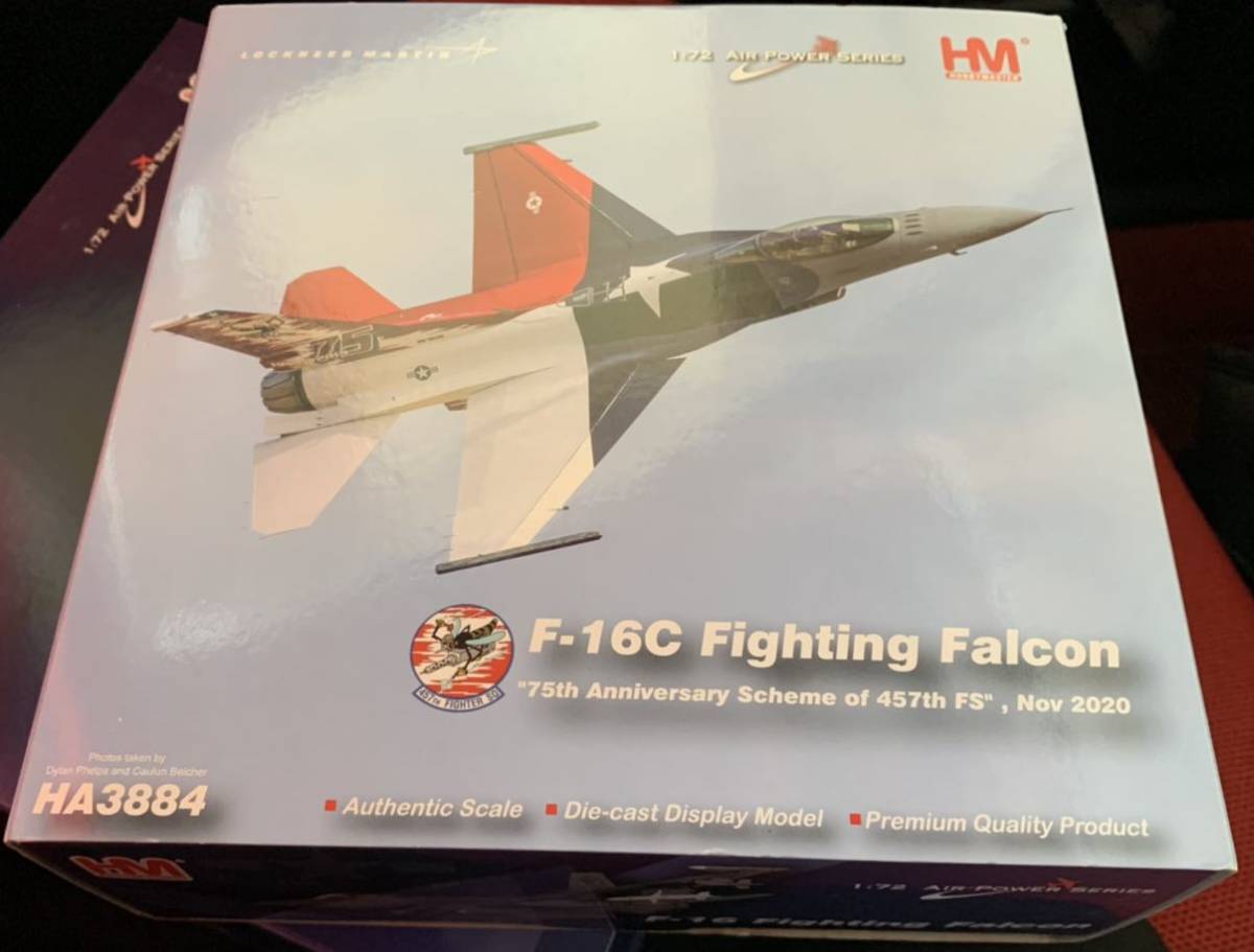  1/72 ホビーマスター F-16C ファイティング ファルコン Hobby Master Fighting Falcon 75th Anniversary Scheme of 457th FS HA3884(軍用機)｜売買されたオークション情報、yahooの商品情報をアーカイブ公開 - オーク 軍用機