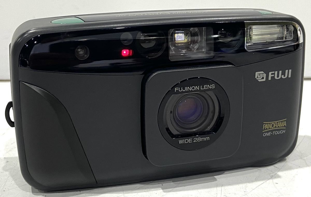220411F☆ FUJIFILM CARDIA mini EVERY DAY OP FUJINON LENS WIDE 28mm ♪配送方法＝おてがる配送宅急便(EAZY)♪ Mini Cardia Fujifilm free camera tiara