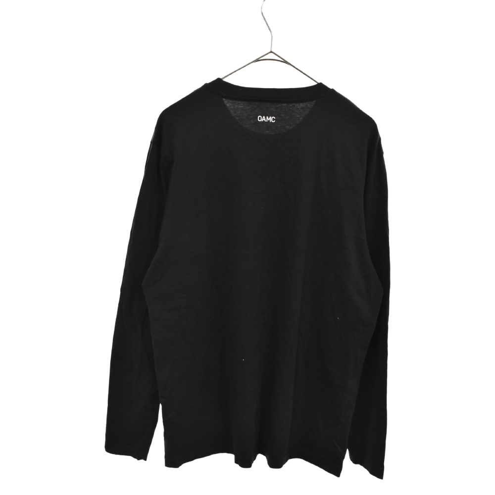 OAMC プリント ロングスリーブTシャツ Edition HOPE 黒 ロンT Tシャツ 
